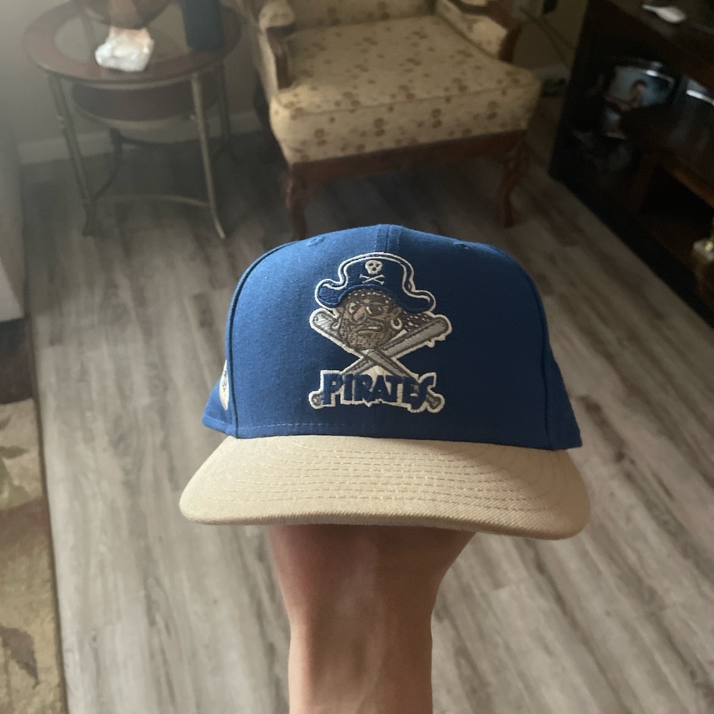 New Era Blue and Tan Snapback Hat